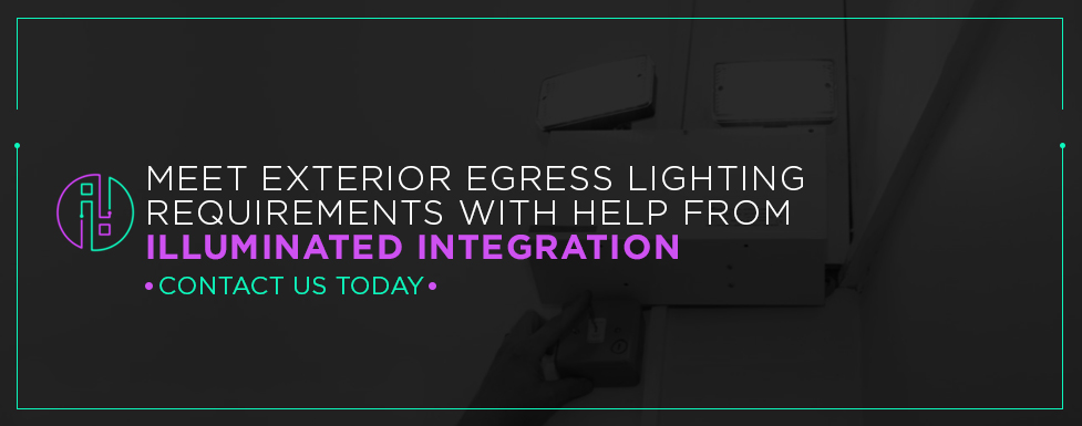 meet egress lighting requirements