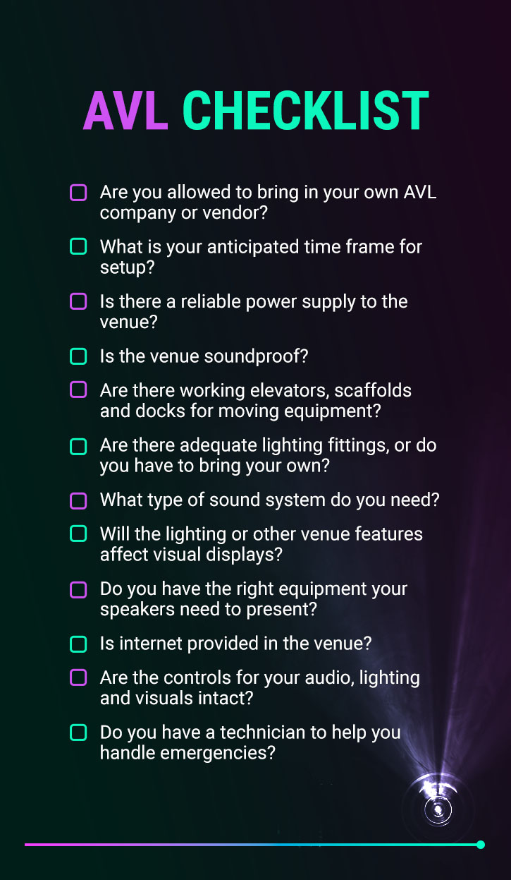 AVL checklist